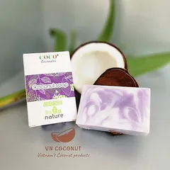 Xà bông Dừa Hương Hoa Oải Hương (Lavender) - Xà phòng thiên nhiên Handmade Soap 802288