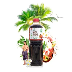 Nước tương mật hoa dừa organic Sokfarm - Dòng nguyên bản 1 lít 802289