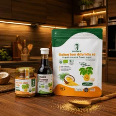 Combo 3 sản phẩm mật hoa dừa Sokfarm size nhỏ dùng thử