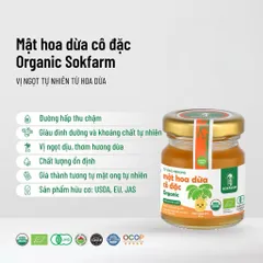 Combo 3 sản phẩm mật hoa dừa Sokfarm size nhỏ dùng thử
