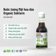 Combo 3 sản phẩm mật hoa dừa Sokfarm size nhỏ dùng thử