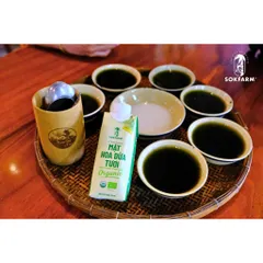 Mật hoa dừa tươi Sokfarm dòng tiệt trùng hộp 330ml nước giải khát thay thế nước ngọt 802306