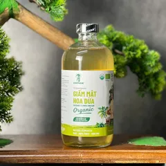 Giấm mật hoa dừa Sokfarm 500ml - giấm hữu cơ của Việt Nam