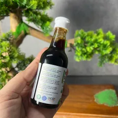 [Size mini 60ml] Nước tương mật hoa dừa Organic Sokfarm dòng ít muối (nắp xanh) 802317