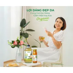 Giấm mật hoa dừa Sokfarm 500ml - giấm hữu cơ của Việt Nam