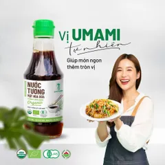Size 500ml nước tương mật hoa dừa Sokfarm không chứa đậu nành