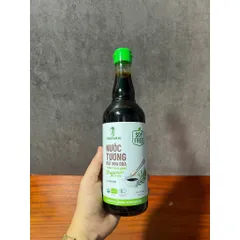 Size 500ml nước tương mật hoa dừa Sokfarm không chứa đậu nành