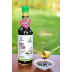 Mua 2 tặng 1 - Combo 2 nước tương mật hoa dừa Sokfarm 500ml tặng 1 mật hoa dừa cô đặc 250g