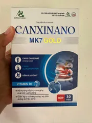 Canxi Nano MK7 gold - bổ sung Calci Kẽm DHA 30 viên