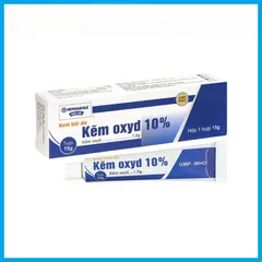 5 Tuýp Kẽm oxyd 10% kem bôi da Tuýp 15g Hải Dương,chàm, viêm, bảo vệ da do cháy nắng...