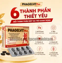 Vitamin tổng hợp PHAGELVIT PLUS bồi bổ cơ thể, tăng cường sức đề kháng - Hộp 30 viên