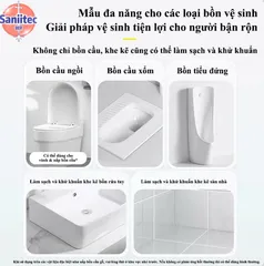 Bọt Vệ Sinh Bồn Cầu Vệ Sinh Sạch Vết Bẩn Toilet Bồn Cầu, Làm Trắng Cặn Bám Đa Năng- diệt khuẩn 500ml