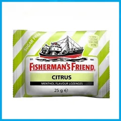 Kẹo con tàu Citrus gói 25g Fisherman's,Vị Cam Chanh