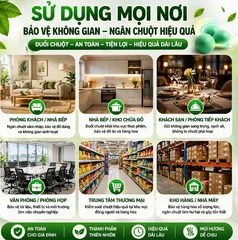 (ComBo 5 gói ) 10 Viên Đuổi Chuột Thảo Mộc Dạng Nén Xua Chuột, Côn Trùng An Toàn Thú Cưng Dùng Cho Nhà Kho Bếp Gara, Ô Tô -