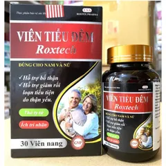 Viên Tiểu Đêm Roxtech giúp bổ thận, tăng cường chức năng bàng quang, hỗ trợ tiểu đêm, tiểu rát, tiểu không tự chủ