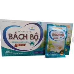 Viên ngậm ho Bách Bộ mom and baby hỗ trợ giảm ho và cải thiện sức khỏe đường hô hấp