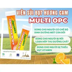 viên uống sủi bọt MULTI - OPC cung cấp vitamin và khoáng chất