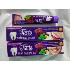kem đánh răng tía tô trầu cau bạc hà 110g