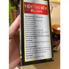 Viên Tiểu Đêm Roxtech giúp bổ thận, tăng cường chức năng bàng quang, hỗ trợ tiểu đêm, tiểu rát, tiểu không tự chủ