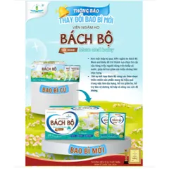 Viên ngậm ho Bách Bộ mom and baby hỗ trợ giảm ho và cải thiện sức khỏe đường hô hấp