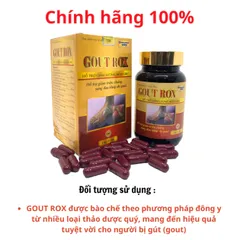 viên uống G O U T ROX  giảm acid uric, giảm gút, giảm sưng đau khớp - 50 viên