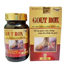 viên uống G O U T ROX  giảm acid uric, giảm gút, giảm sưng đau khớp - 50 viên