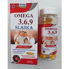 Alaska Omega 3 CoQ10 + Vitamin E Tradiphar - Omega 369 Slaska như hình (H/60v)