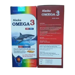 Alaska Omega 3 CoQ10 + Vitamin E Tradiphar - Omega 369 Slaska như hình (H/60v)