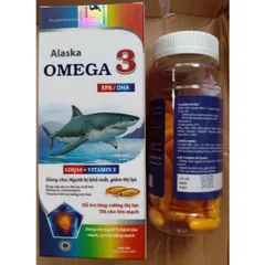 Alaska Omega 3 CoQ10 + Vitamin E Tradiphar - Omega 369 Slaska như hình (H/60v)
