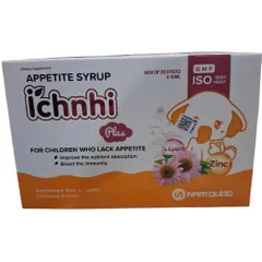Siro ăn ngon ích nhi Plus bổ sung kẽm, seien và lysin giúp trẻ ăn ngon