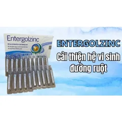 Men ống vi sinh ENTERGOLZINC - Cân bằng hệ vi sinh đường ruột_ Hộp 20 ống 10ml