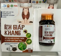 TPBVSK ÍCH GIÁP KHANG HỖ TRỢ GIẢM SỰ PHÁT TRIỂN CỦA U TUYẾN GIÁP LÀNH TÍNH