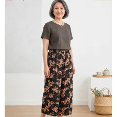 Quần lửng vải lanh thoáng mát mùa hè bà già (40-60kg)