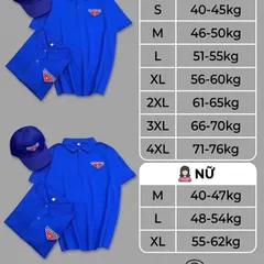 Áo phông Đoàn thanh niên chất vải đẹp, thoáng mát (dành cho Nam, nữ từ 40-76kg)
