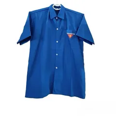 A002 - Áo sơ mi Đoàn thanh niên ngắn tay 1 Túi dành cho Nam và Nữ (40-75kg)