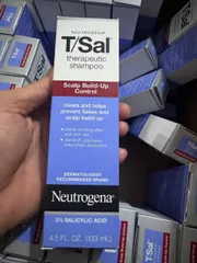 Dầu gội T'Sal của Neutrogena, kiểm soát gàu, chứa 3% axit salicylic, dung tích 4.5 FL. OZ. (133 mL)