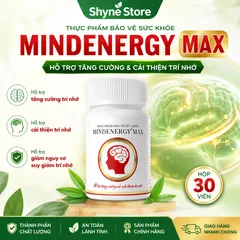 Mindenergy Max thực phẩm hỗ trợ tăng cường cải thiện trí nhớ, giảm nguy cơ suy giảm trí nhớ