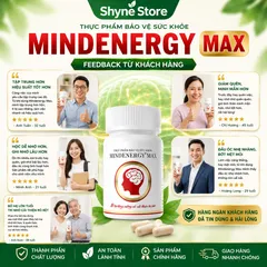 Mindenergy Max thực phẩm hỗ trợ tăng cường cải thiện trí nhớ, giảm nguy cơ suy giảm trí nhớ