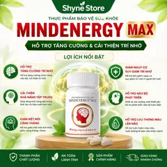 Mindenergy Max thực phẩm hỗ trợ tăng cường cải thiện trí nhớ, giảm nguy cơ suy giảm trí nhớ