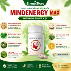 Mindenergy Max thực phẩm hỗ trợ tăng cường cải thiện trí nhớ, giảm nguy cơ suy giảm trí nhớ