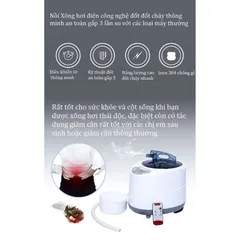 Nồi Xông Hơi Điện 2 Lít Tại Nhà Cao Cấp , Máy Xông Hơi Dưỡng Sinh HERO Dùng Cho Gia Đình và Spa