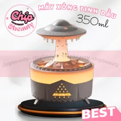 Máy xông tinh dầu mưa rơi 350ml, máy xông tinh dầu 2025, máy phun sương mưa rơi 350ml - Chip Beauty