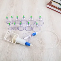 Bộ giác hơi không dùng lửa 12 cốc đủ phụ kiện. Bộ giác hơi 12 cốc