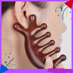 Mắt Lược Massage Nhỏ Da Đầu Bộ 2 Lược Massage Da Đầu Cho Tóc, Lược Gỗ Đàn Hương Giá Rẻ