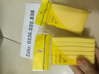 15 gói = 180 miếng mút nở bọt biển rửa mặt Chivey loại 1 | Bông mút vàng rửa mặt