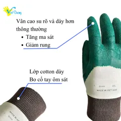 Găng Tay Giảm Đau Chống Cắt + Chống Gai Việt Dương Làm Vườn + Xây Dựng + Công Nghiệp Nặng - GDCBO
