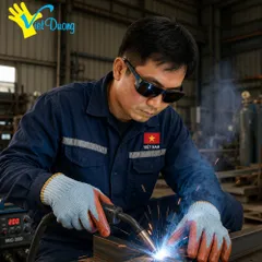 COMBO 10 Đôi Găng Tay Làm Vườn Chống Gai Việt Dương Phủ Cao Su Xây Dựng, Cơ Khí, Bốc Xếp - 10GDC7KIM