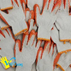 COMBO 10 Đôi Găng Tay Làm Vườn Chống Gai Việt Dương Phủ Cao Su Xây Dựng, Cơ Khí, Bốc Xếp - 10GDC7KIM