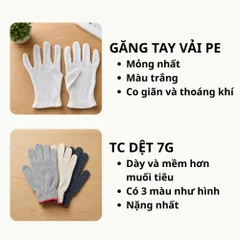 Sỉ 500 Đôi Găng Tay Len Dệt Sợi Việt Dương Nhiều Lựa Chọn Cho Lao Động + Làm Vườn + Công trình