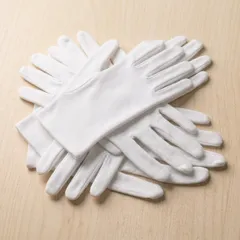 Găng Tay Vải Trắng Thoáng Khí Co Giãn Cho Nghi Thức, Làm Vườn, Sữa Chữa Linh Kiện - GVPE